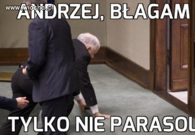 Tylko nie parasol!