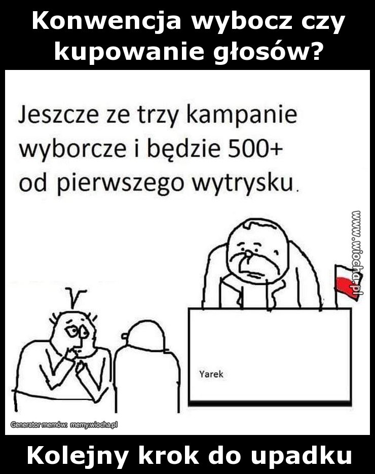 Konwencja wyborcza czy kupowanie głosów?