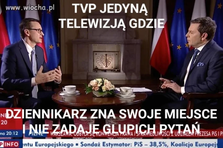 Morawieckiemu nie spodobało się pytanie w TVP