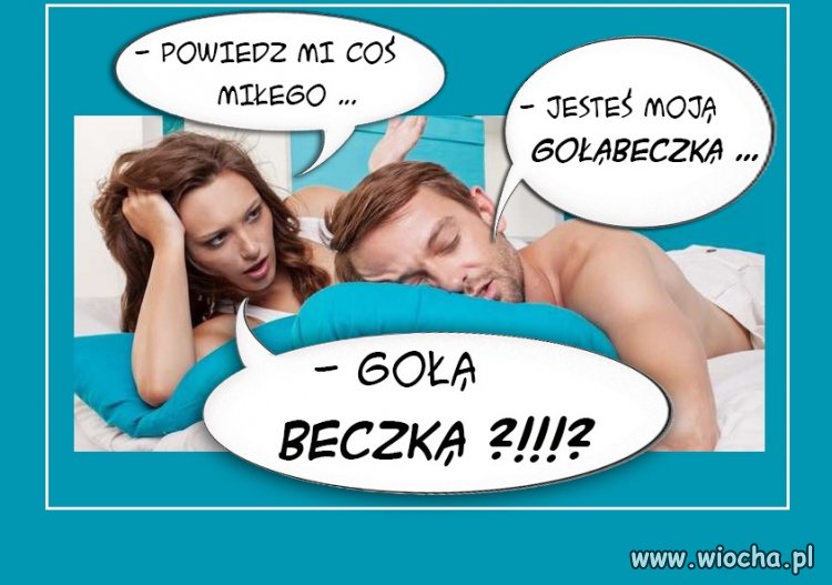 Kiedy chcesz zasnąć wcześniej niż ona ...