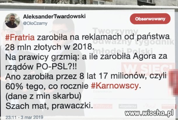 Widać jak pis ciśnie miliony w propagande