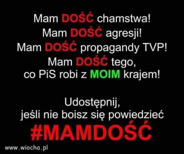 Ja mam dość !