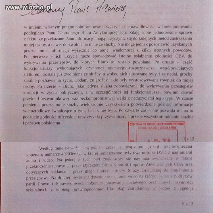 Ludzie listy piszą do CBA