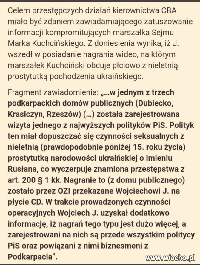 Marszałek pedofil ?