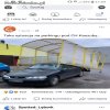 Samochód schował się przed wiatrem