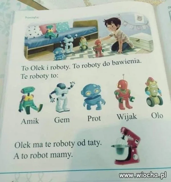 Mama ma też robota 