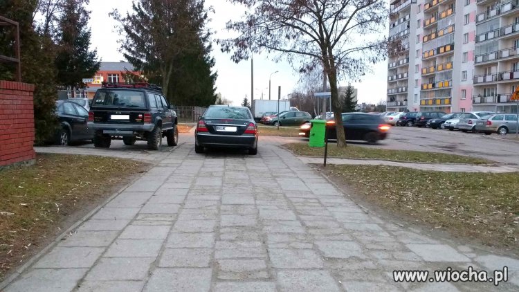 W mieście parkuję gdzie popadnie!