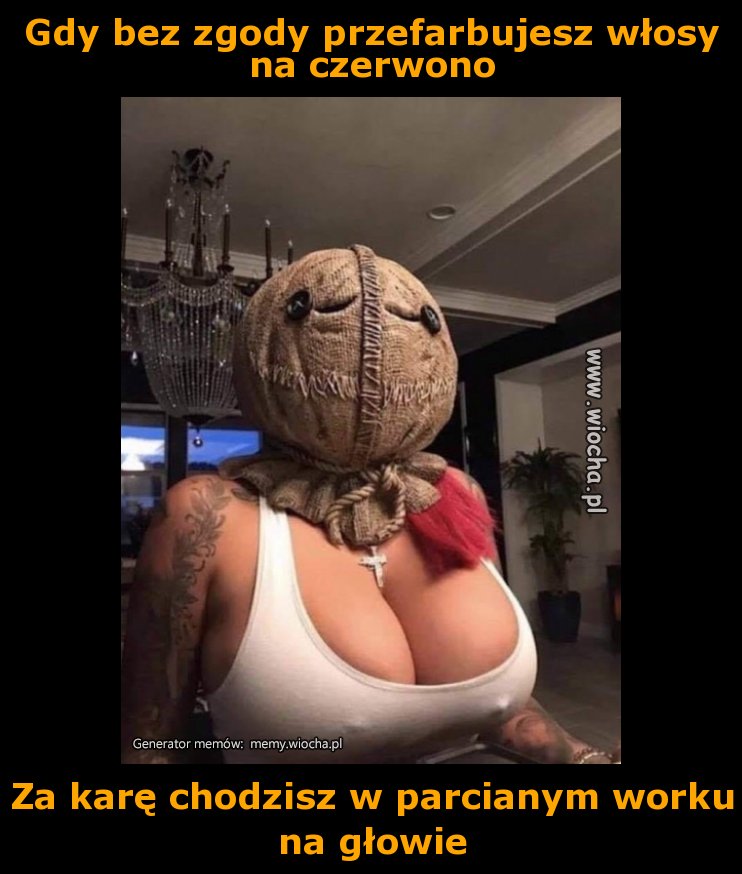 Gdy bez zgody przefarbujesz włosy na czerwono