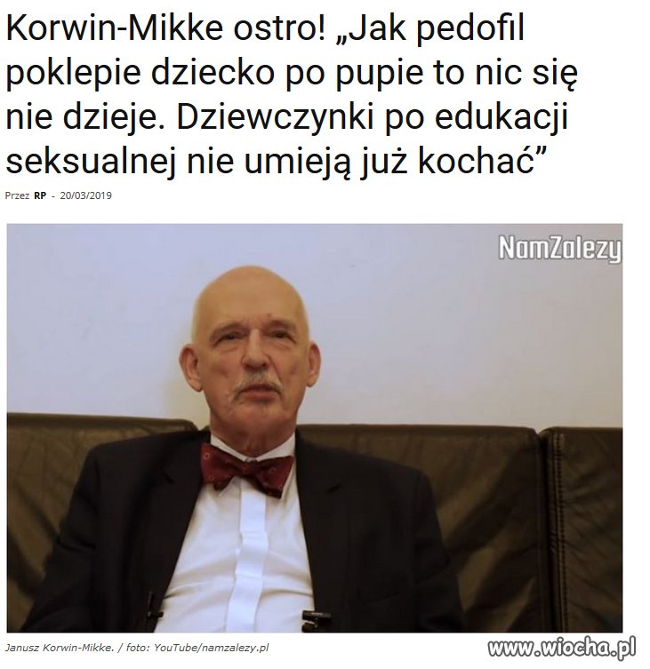 Nie wiem, jak to skomentować...