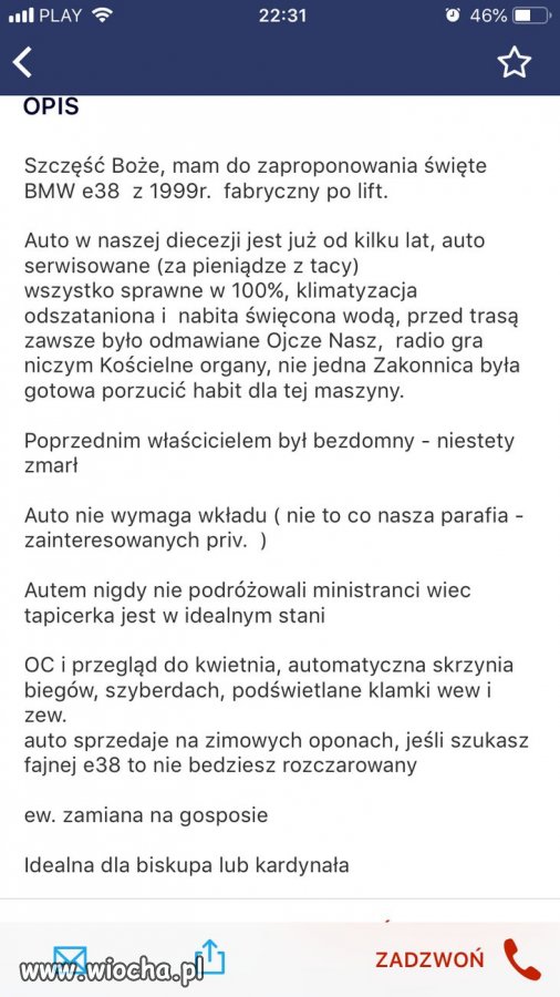 Fake ale jaki prawdziwy