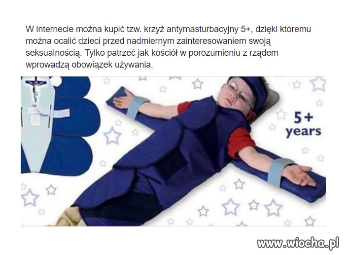 Krzyż ANTYmasturbacyjny 5+