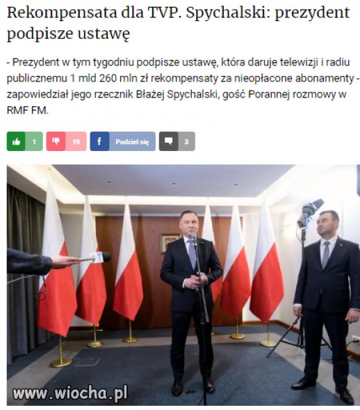 Taka kasa na tę nędzną propagandę !