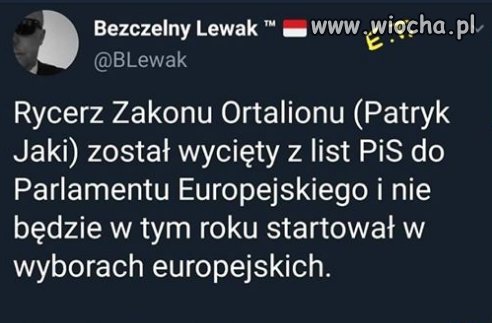 A już miał przygotowany