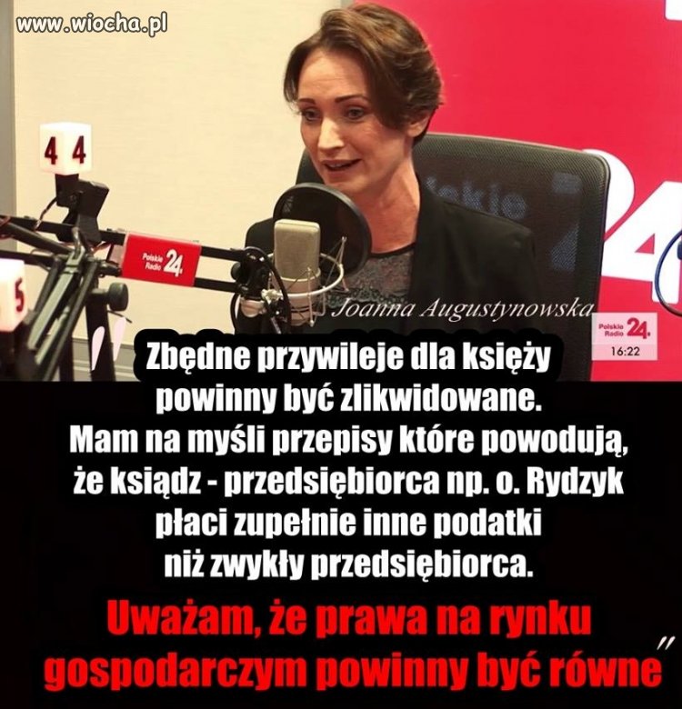 I jak tu się z panią poseł