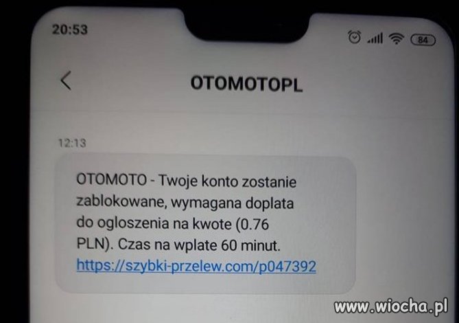 Uwaga na oszustów
