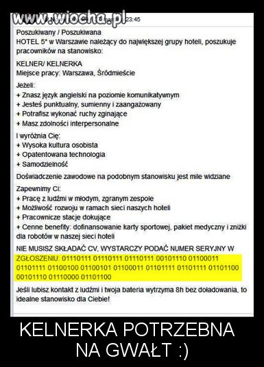 Tylko jak tu aplikować? 