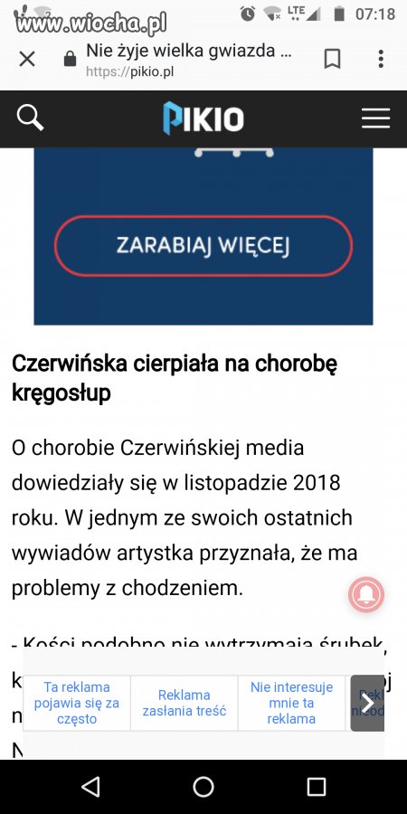 Choroba - kręgosłup