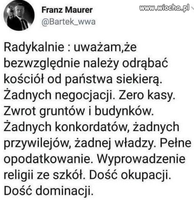 Warto słuchać mądrych ludzi ...