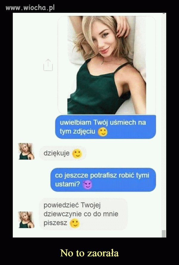 Zapytał o usta