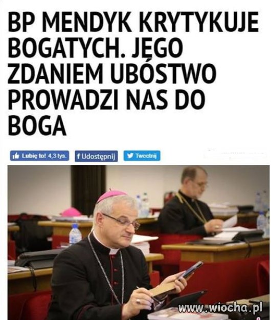 I dlatego trzeba dawać na tacę