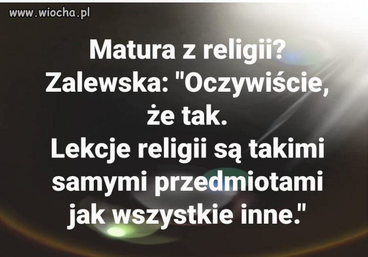 Czarna magia na maturze ?
