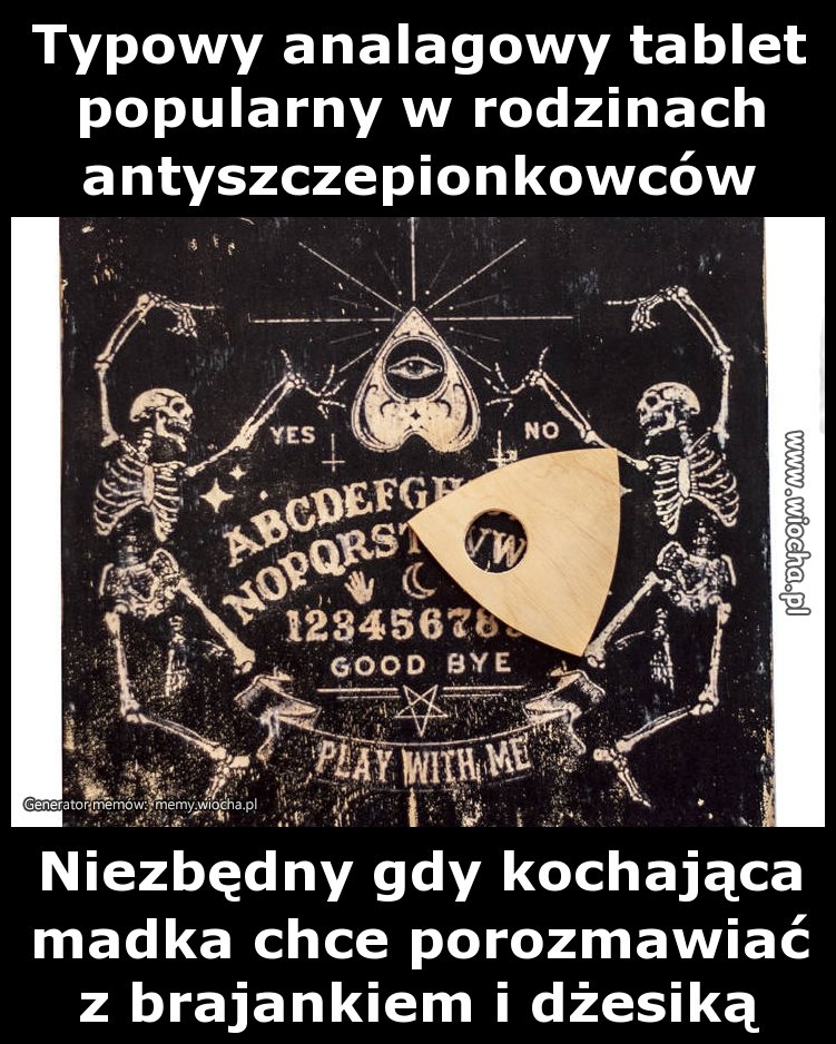 Typowy analagowy tablet popularny w rodzinach