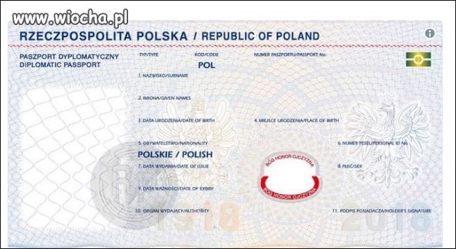 Wzór nowego paszportu