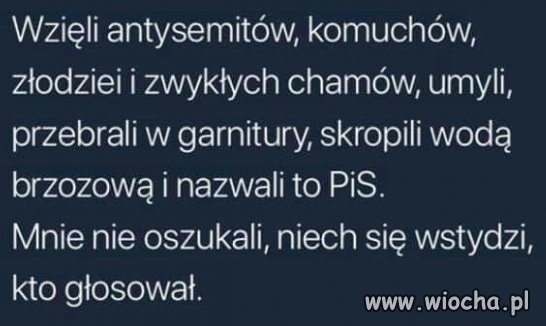 Wstydźcie się...