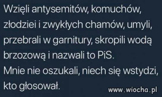 Wstydźcie się...