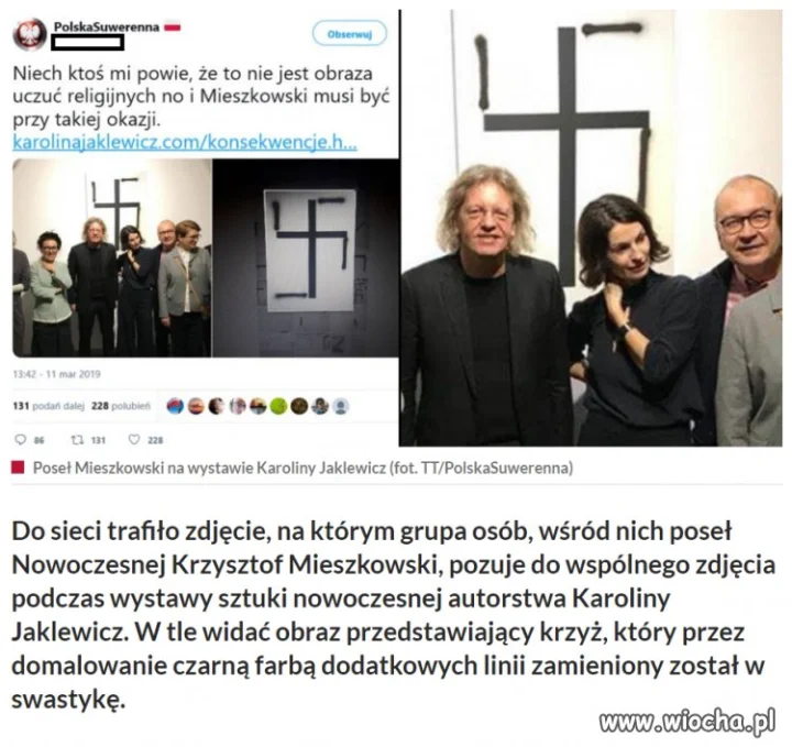 Obraza uczuć religijnych oraz propagowanie nazizmu