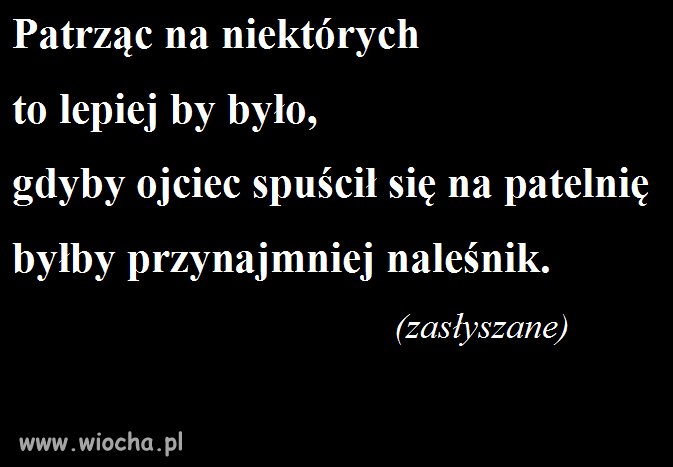 Patrząc na niektórych