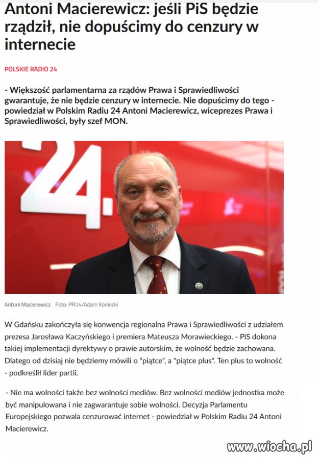A ja myślę o tym tak: "kolejne obiecanki-cacanki"
