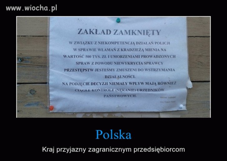 Zakład zamknięty
