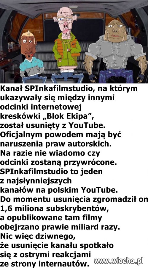 SPInkafilmstudio Usunięta Z YouTube