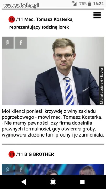 Fakt.pl Temat odnośnie podmiany urny