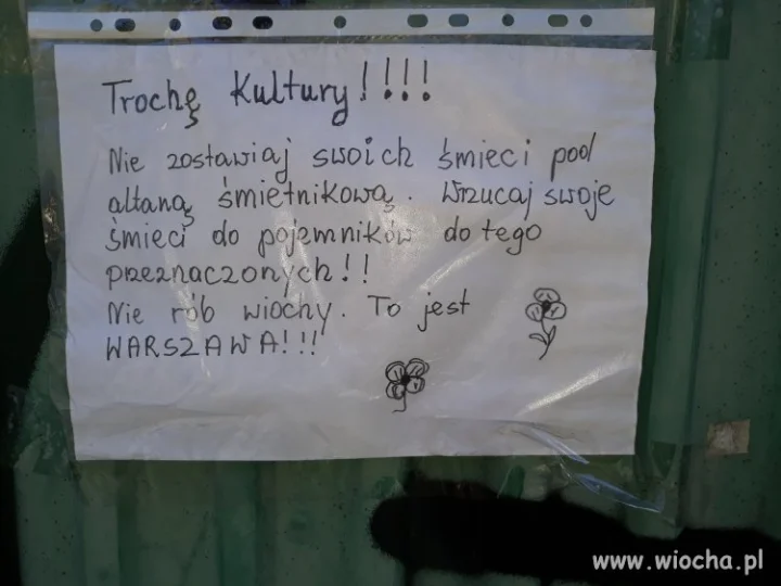 Cham chama uczy kultury.