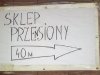 Sklep jest przesiony