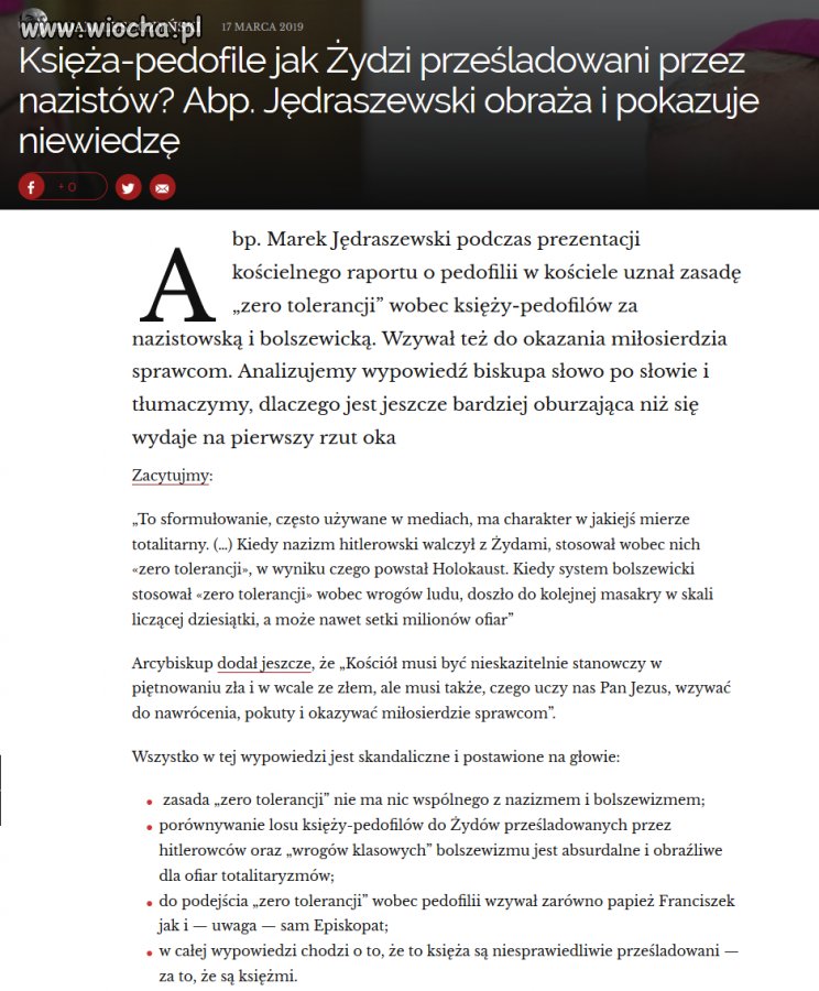 Księża-pedofile jak Żydzi prześladowani przez 