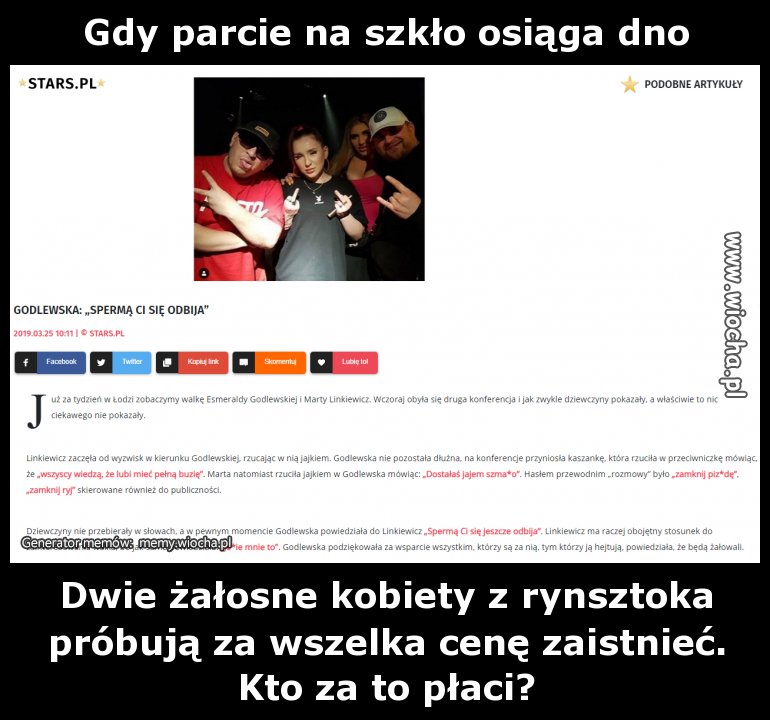Gdy parcie na szkło osiąga dno