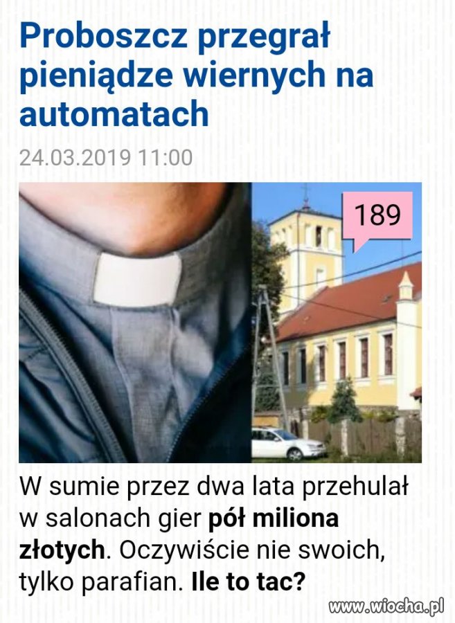 Czepiają się tych biednych księży...