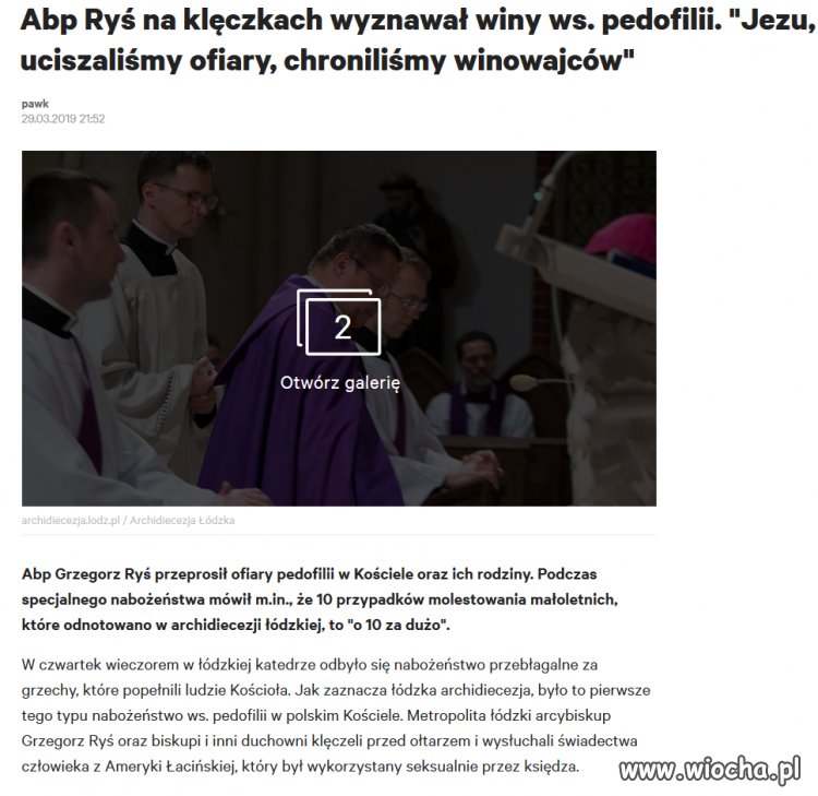 Przydałoby się więcej takich gestów, zamiast 