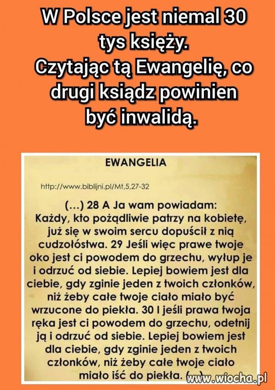 Znieśli by im ten celibat