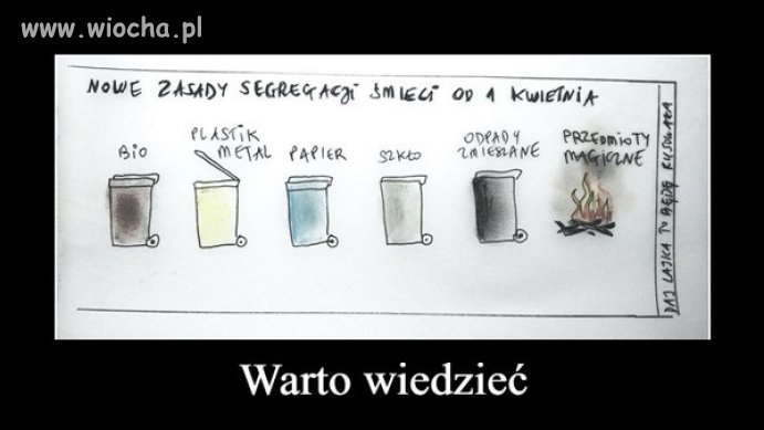 Nowe zasady segregacji śmieci
