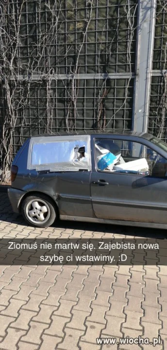 Nie ma to jak nowa szyba. 