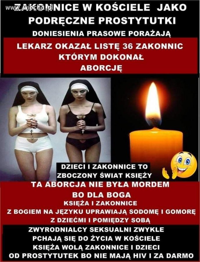 Mam w znajomych byłą zakonnice która to potwierdza