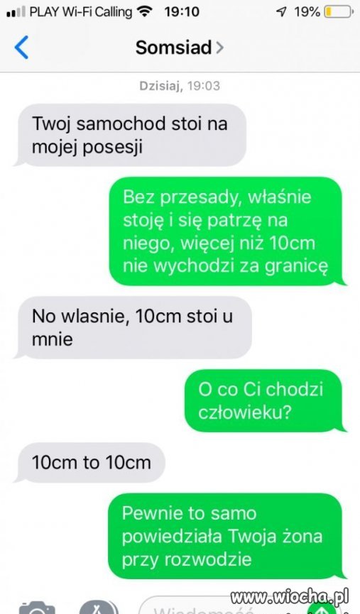 Somsiad pojechał