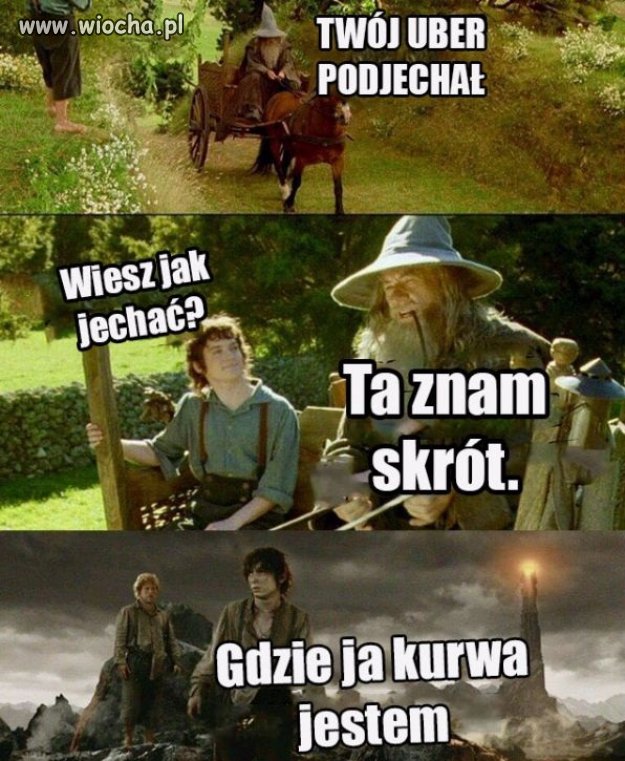 Twój uber podjechał