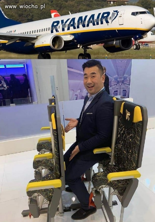 Ryanair wprowadza miejsca półsiedzące