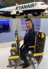 Ryanair wprowadza miejsca półsiedzące