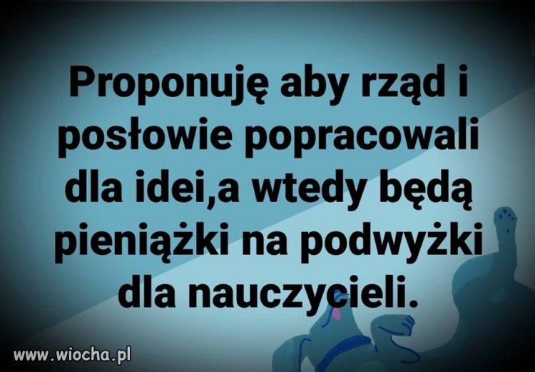 Taka propozycja ...